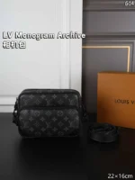 LV Monogram Archive ショルダーバック ケース付き 22*16cm - 画像 (7)