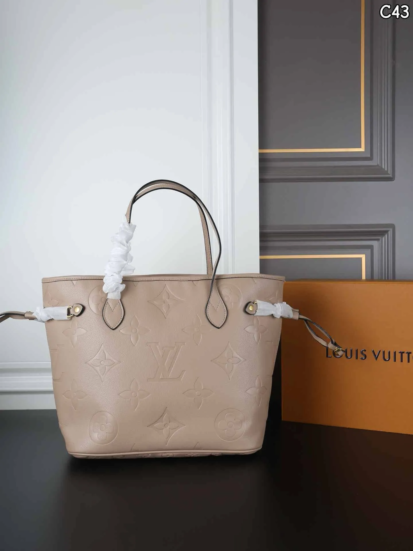 wsxc1786662609537_2 LV NEVERFULL TOTE トートバッグ ポーチ付き 33*28cm - 画像 (1)