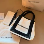 BALENCIAGA TOTE キャンバス トートバッグ ポーチ付き 27*22cm