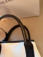 BALENCIAGA TOTE キャンバス トートバッグ ポーチ付き 27*22cm - 画像 (6)