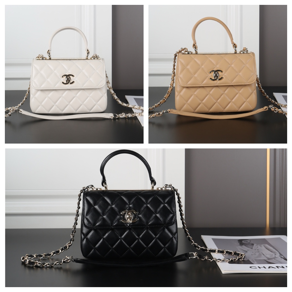 未命名 CHANEL 22s Trandy cc ショルダーバック 19*14cm - 画像 (1)