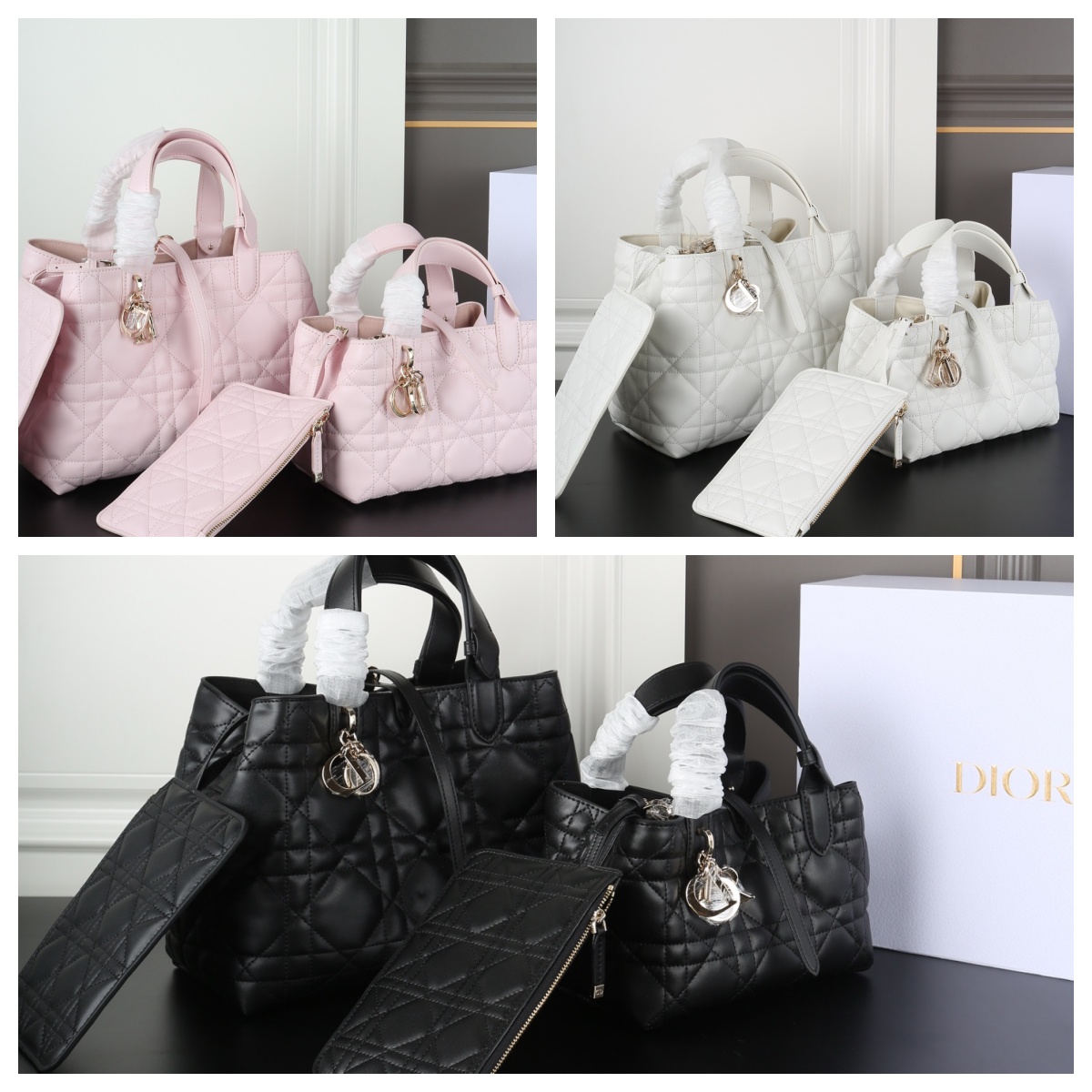 未命名 DIOR Toujours トートバッグ ポーチ付き ケース付き 23*15cm 28.5*21.5cm - 画像 (1)
