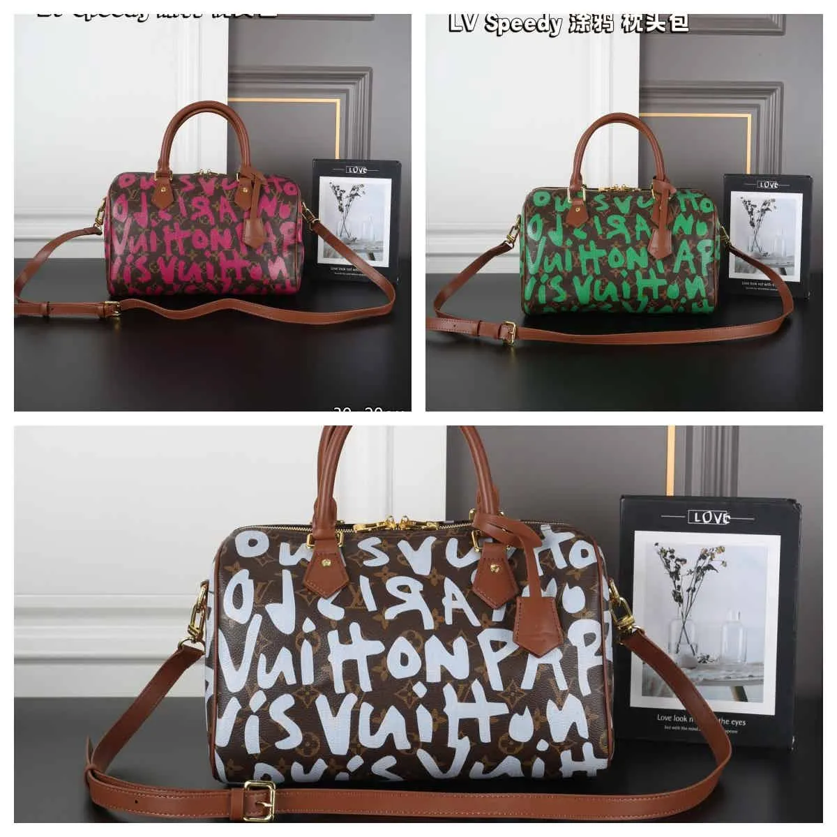 未命名 LV SPEEDY ハンドバッグ ショルダーバック ケース付き 30*20CM - 画像 (1)