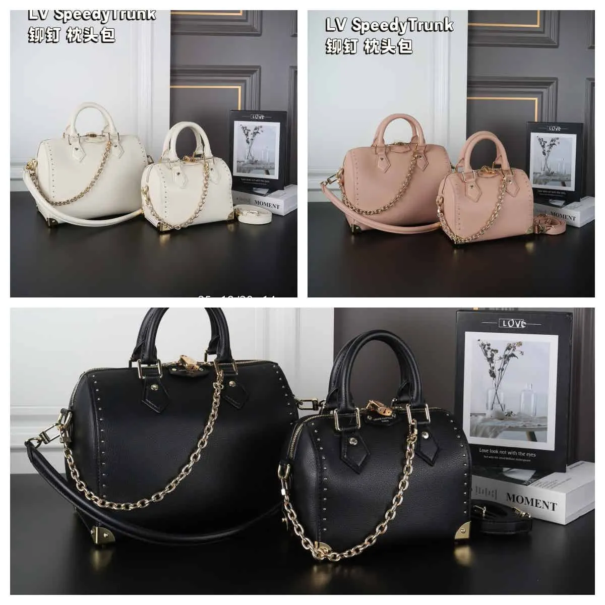 未命名 LV SpeedyTrunk ハンドバッグ ショルダーバック ケース付き 20*14CM 25*19CM - 画像 (1)