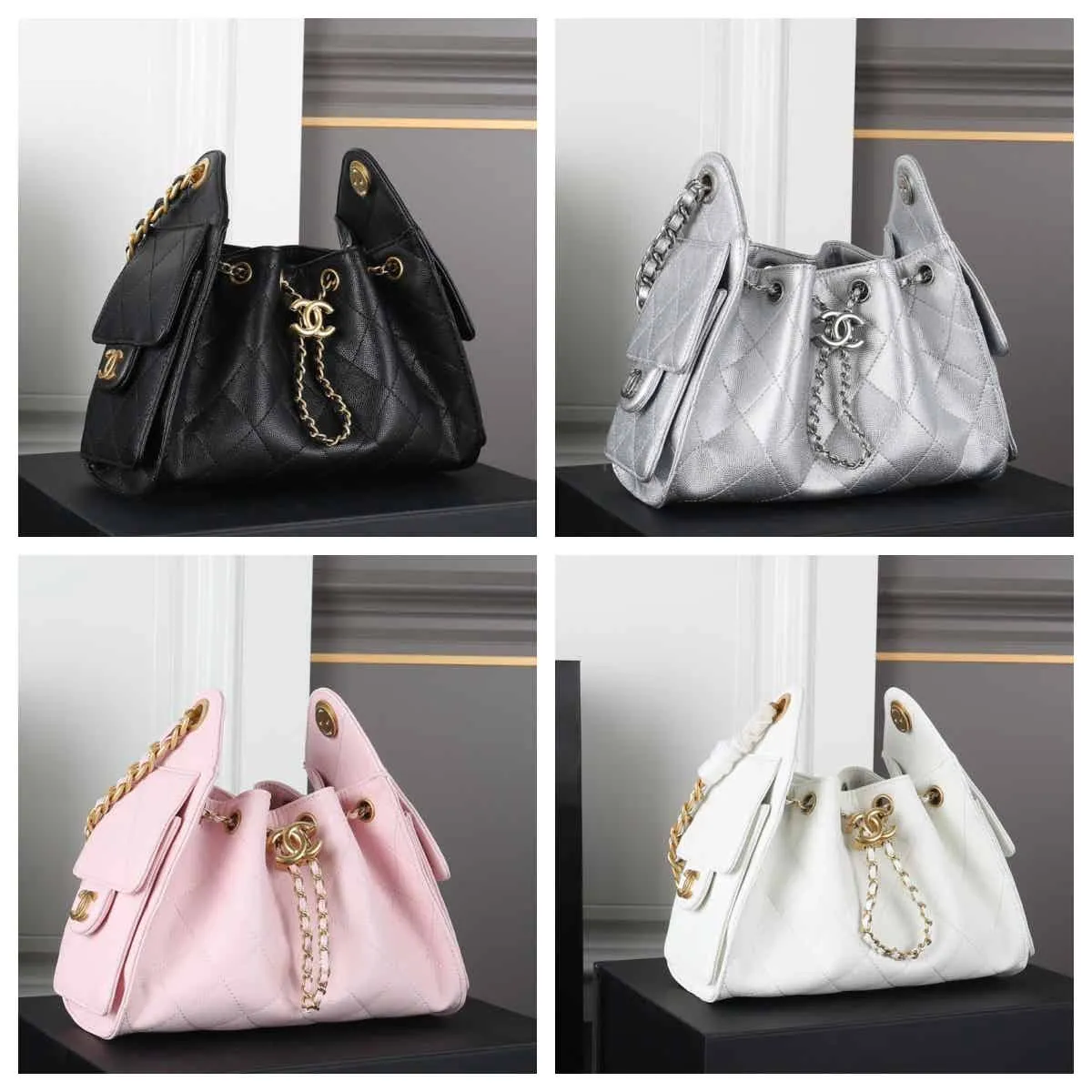 未命名 CHANEL 25Bag 25P hobo 水筒バック ケース付き 22*15cm - 画像 (1)