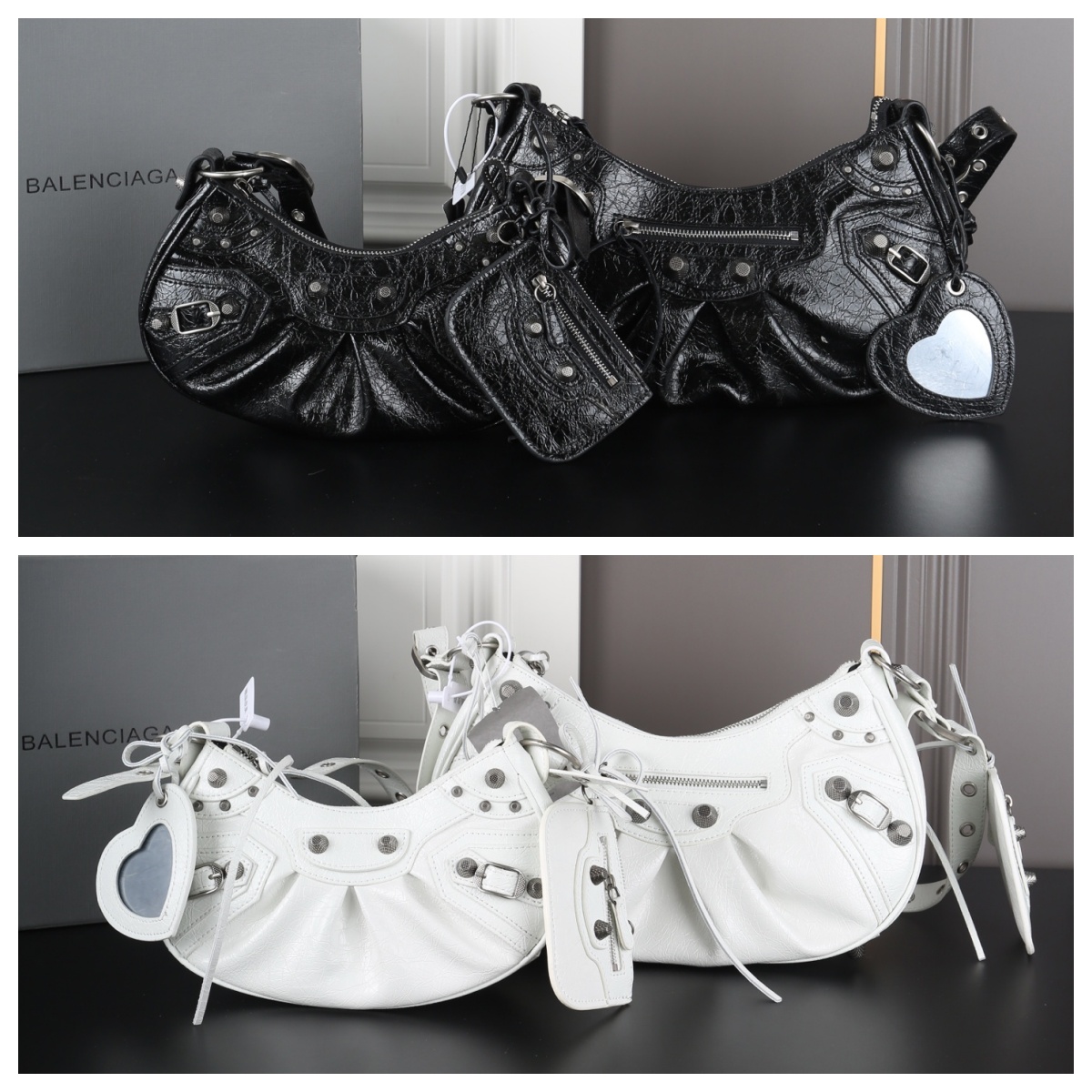 未命名 Balenciaga Le Cagole ショルダーバッグ ポーチセット ケース付き 25*12cm 32*18cm - 画像 (1)